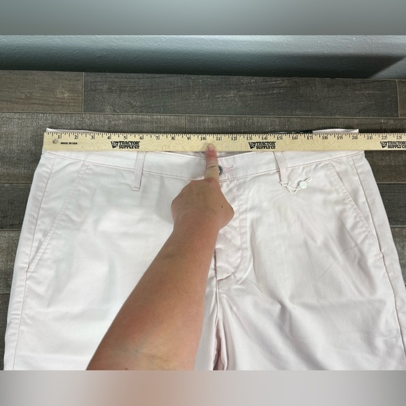 NWT AG Green Label The Canyon Flat Front Performance Shorts Light Pink - Picture 9 of 11